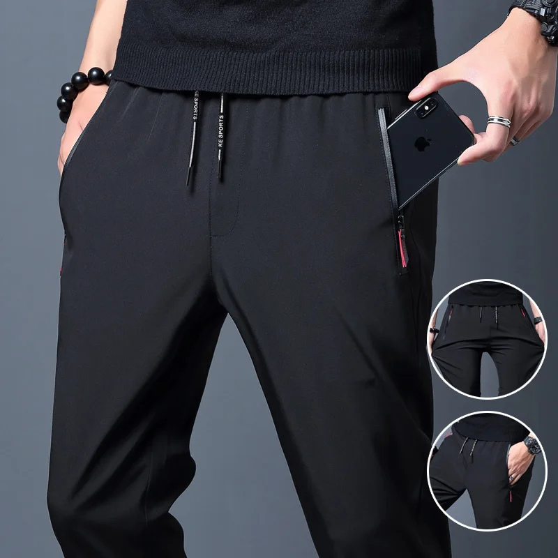 Streetwear Brand Joggers - Męskie spodnie na co dzień Rozciągliwe,