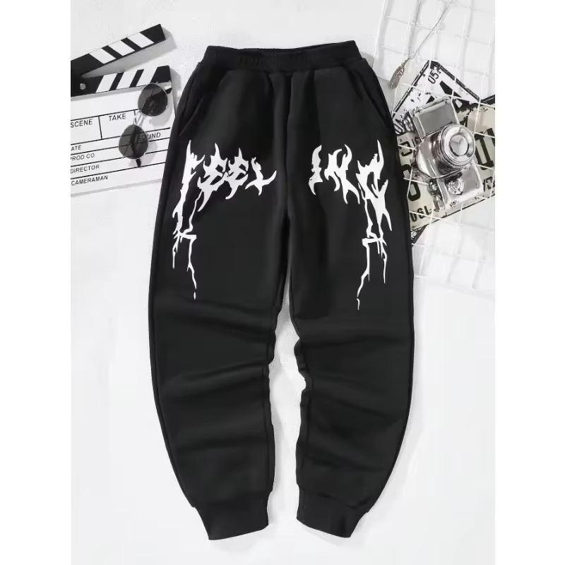 Streetwear Brand Joggers - Damskie spodnie dresowe oversize na rok