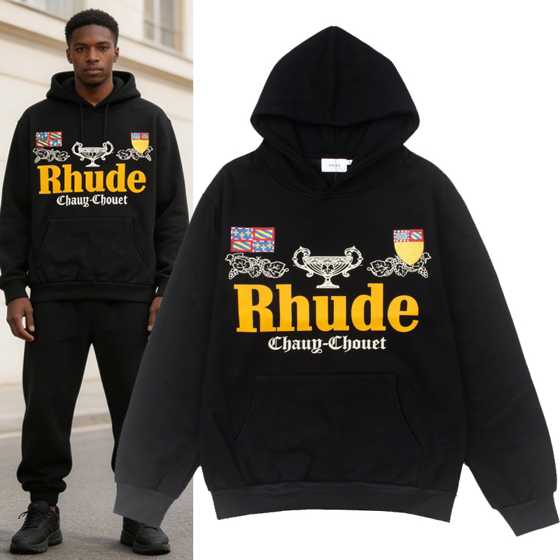 Streetwear Brand Hoodies - Bluza męska z kapturem RHUDE z