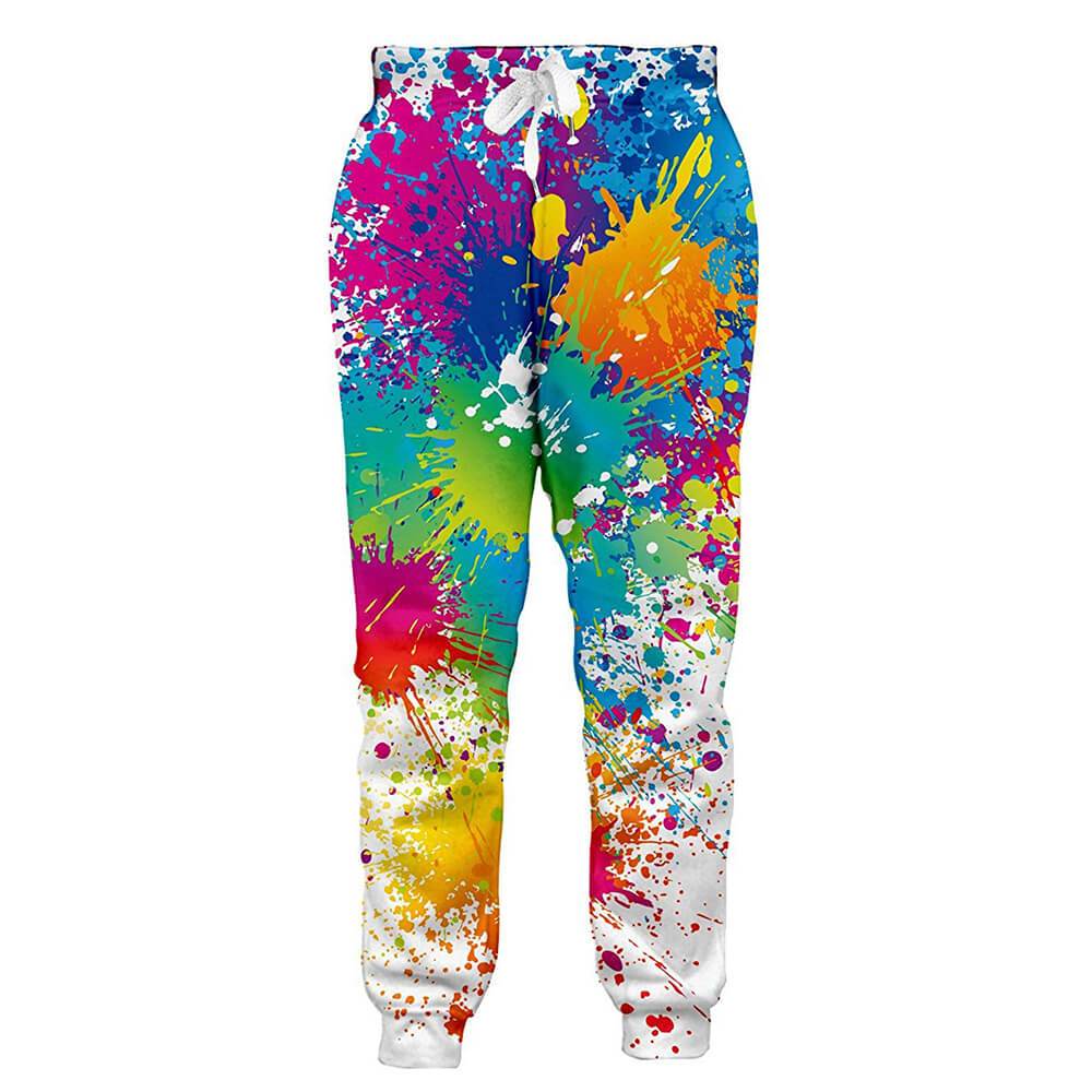 Streetwear Brand Joggers - PLstar Cosmos markowe spodnie Paint Splatter