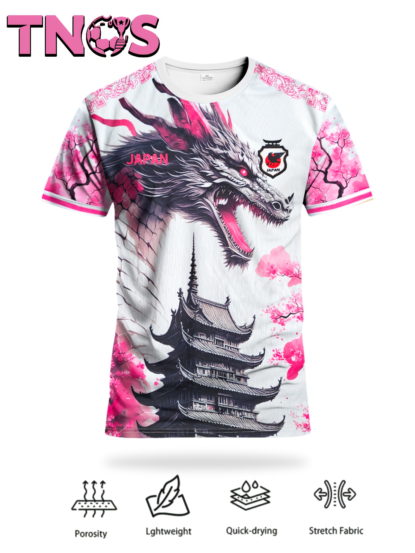 Streetwear Brand In Japan - Koszulka piłkarska TNOS Sport Brand Japan,