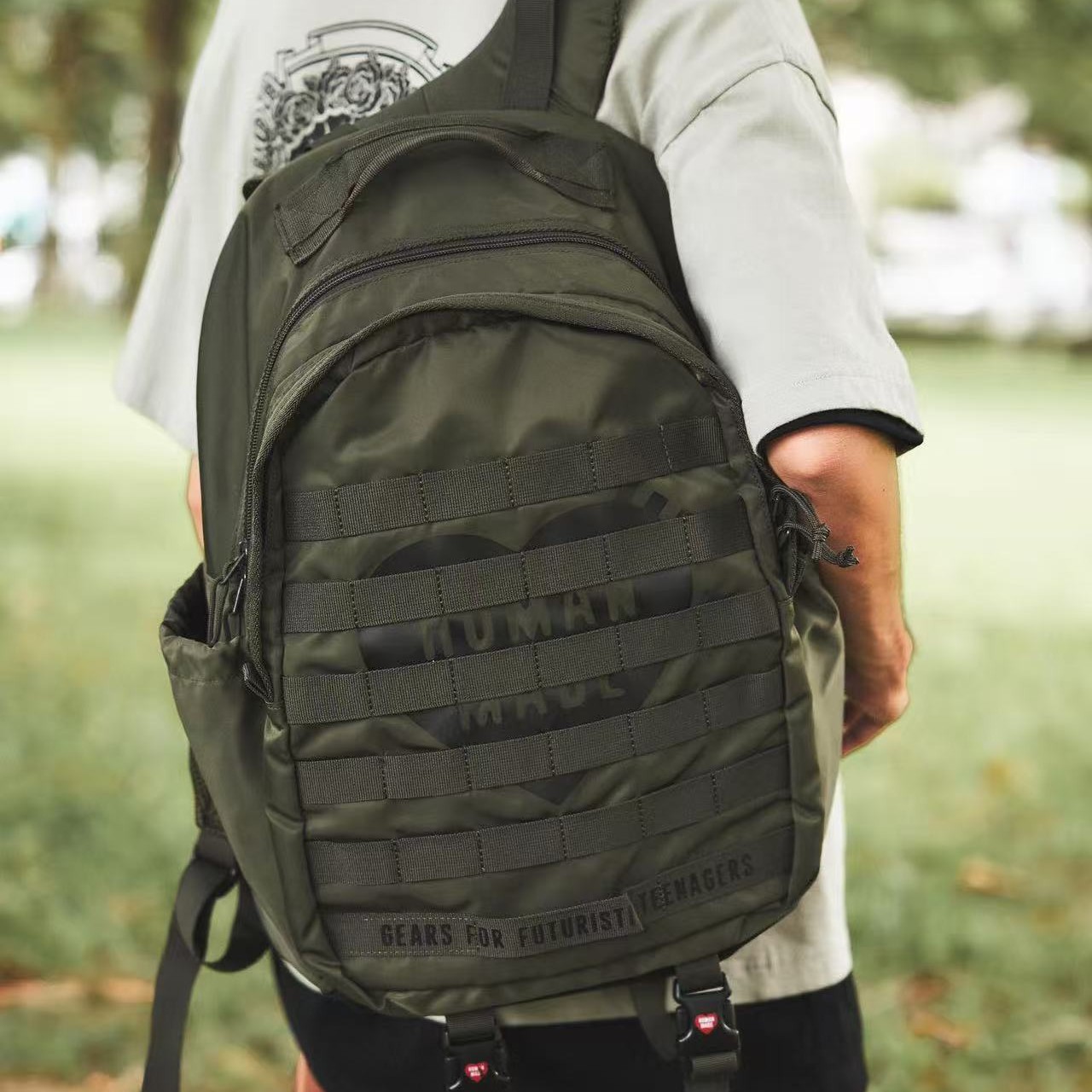 Plecak wojskowy HUMAN MADE, mo – Streetwear Brand Backpack recenzja i cena