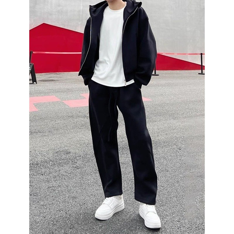 Męski komplet sportowy z polar – Streetwear Brand Hoodies recenzja i cena