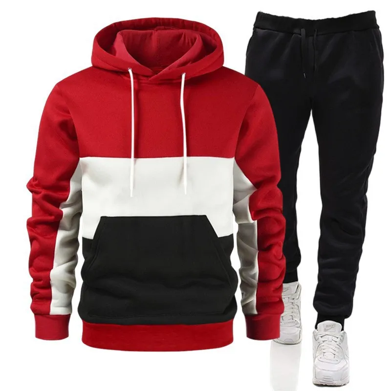 Męski 2-częściowy komplet: blu – Streetwear Brand Hoodies recenzja i cena