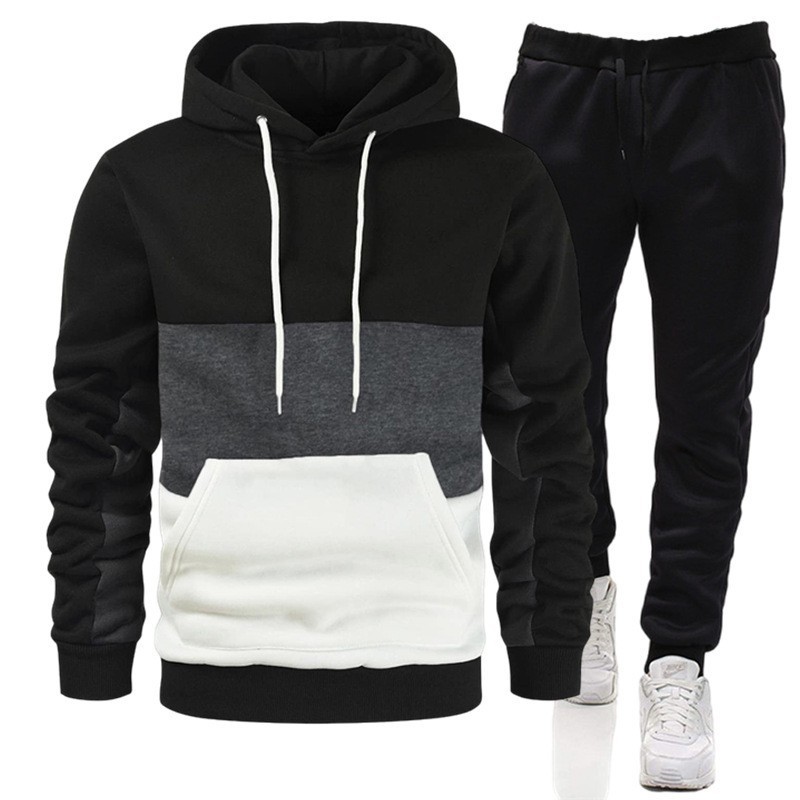 Męski 2-częściowy komplet: blu – Streetwear Brand Hoodies recenzja i cena