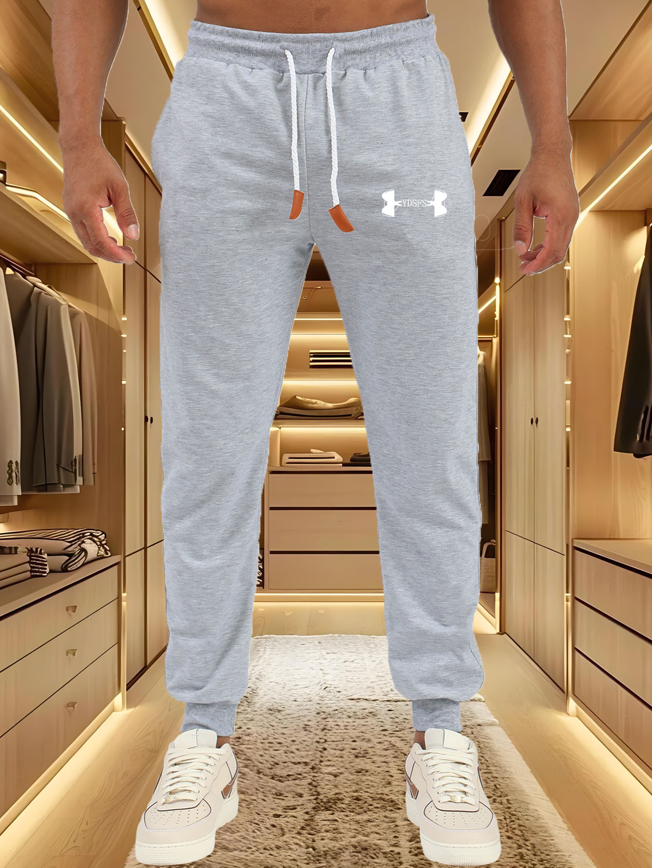 Męskie spodnie dresowe z nadru – Streetwear Brand Joggers recenzja i cena